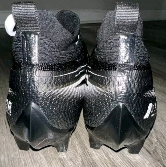 Nike Vapor Edge Elite 360 Flyknit Black Football Cleats CV6317-001 Size 13.5 W - Picture 4 of 4